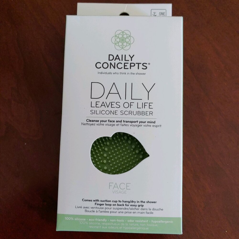 Daily Concepts Daily Leaves of Life Silicone Scrubber